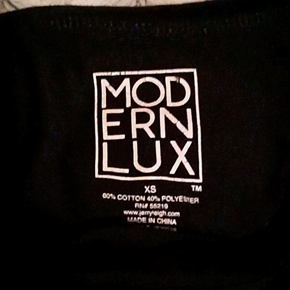 Modern Lux Black "SAVAGE" tee - Picture 3 of 4